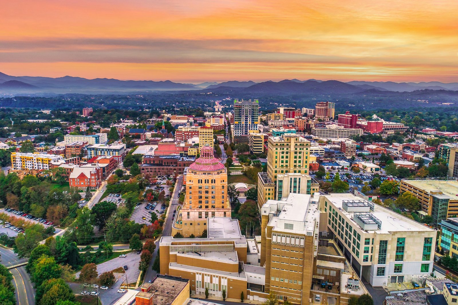 Asheville NC Blue Ridge Mountains